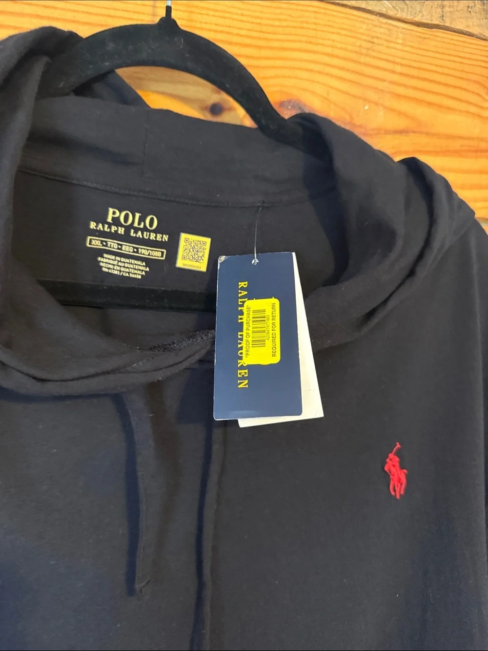 NWT Polo Ralph Lauren Jersey Hooded T-Shirt